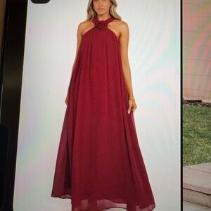 Petal & Pup Melba Rosette Maxi Dress